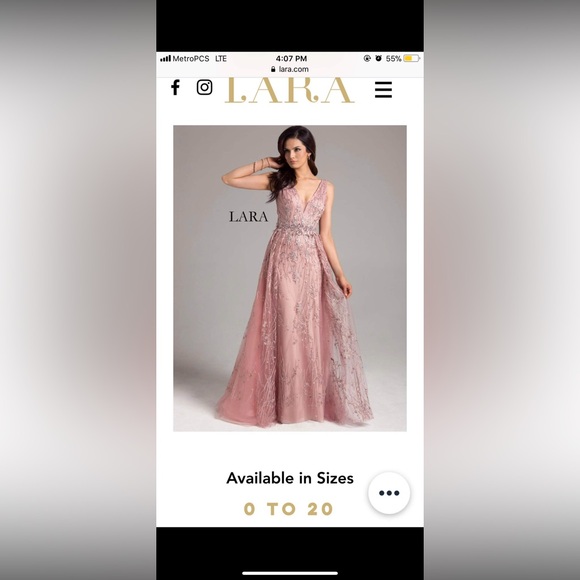 Lara Gown / Prom Dress - $700 VALUE Size 12 - Picture 2 of 13